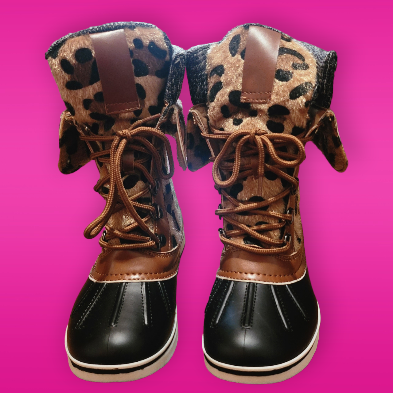 Leopard Rainboots