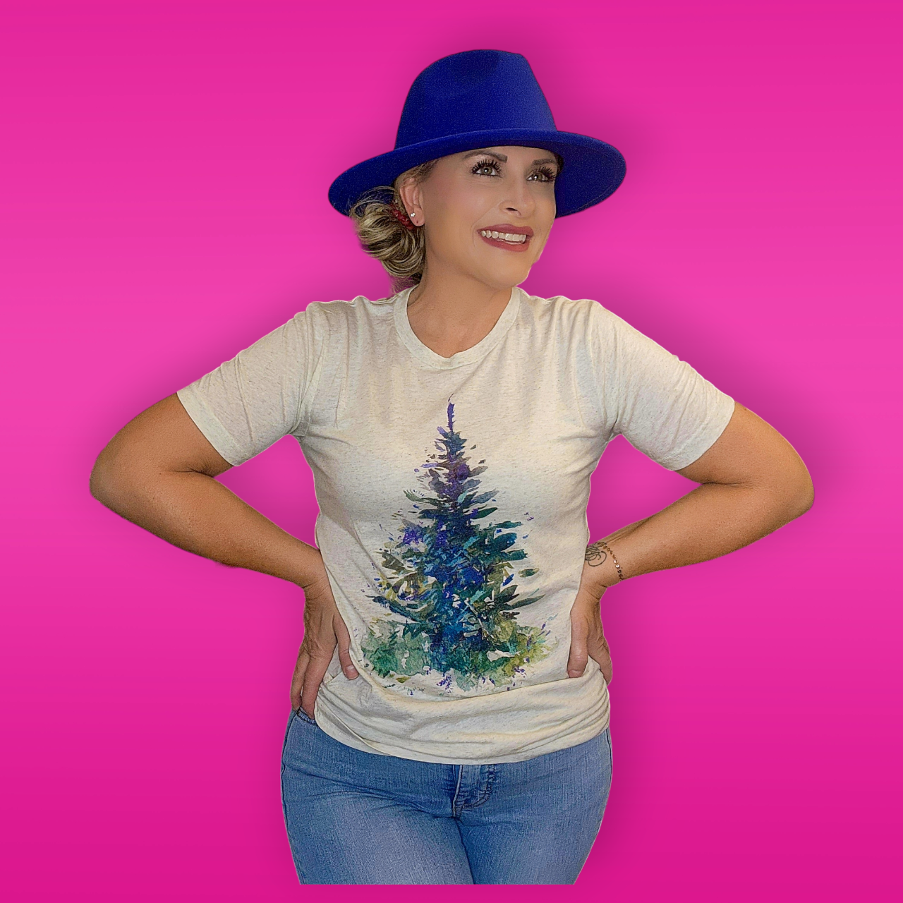 Blue Christmas Tee