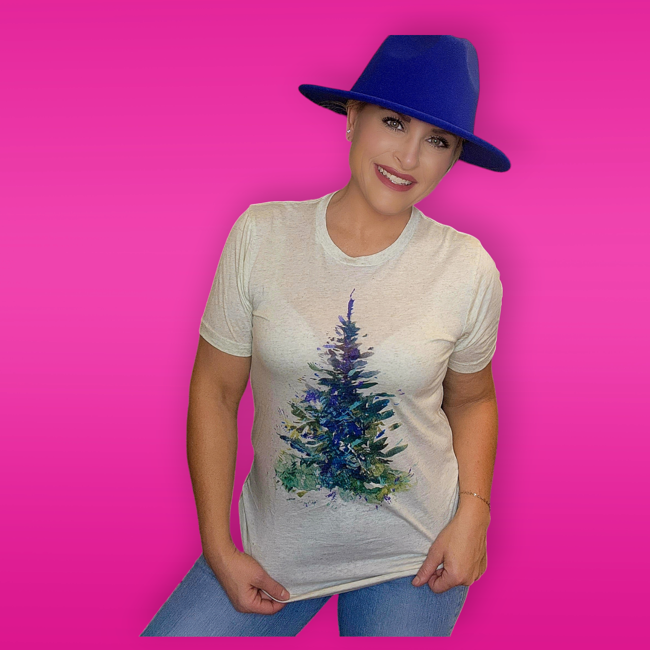 Blue Christmas Tee